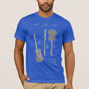 Very Cool Electric Guitar Patent Print T-Shirt
