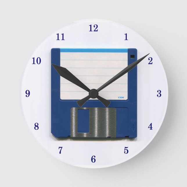 Very Cool Floppy Disk Wall Clock (Front)
