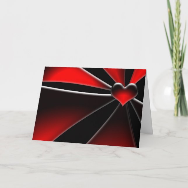 Very Cool Heart Valentine Card (Front)