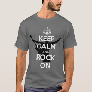 Very Cool Keep Calm and Rock On T-Shirt