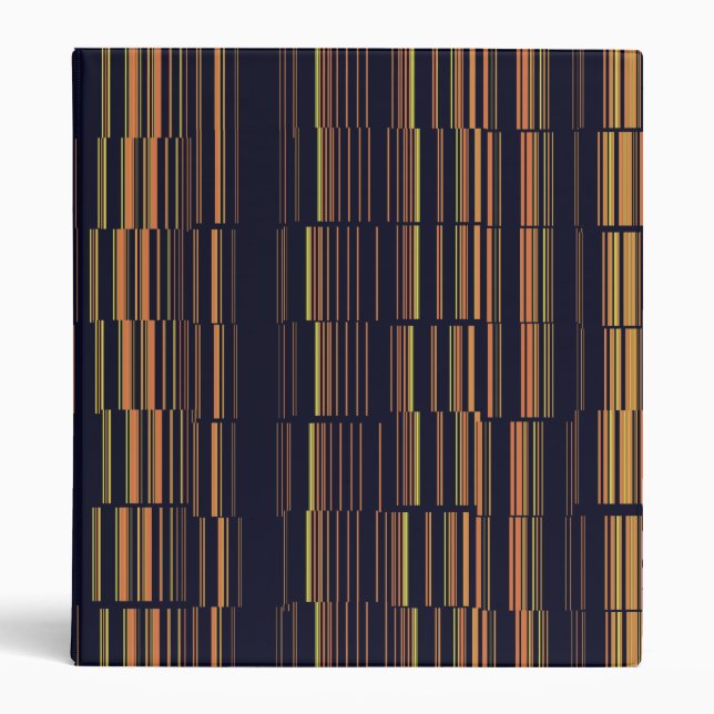 Very Cool Modern Orange Binder (Front)