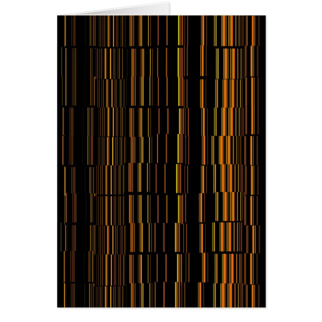 Very Cool Modern Orange Striped (Front)