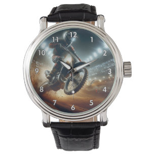Very Cool MotoCross Competition Digital Rendering Watch
