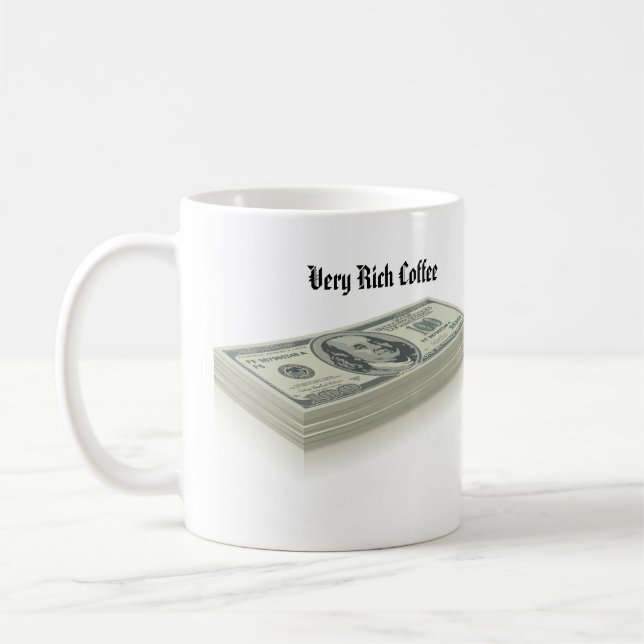 Very Cool Stack of 100's Coffee Mug (Left)
