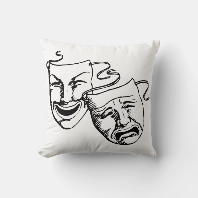 Very Cool Theatre Throw Pillow (Front)