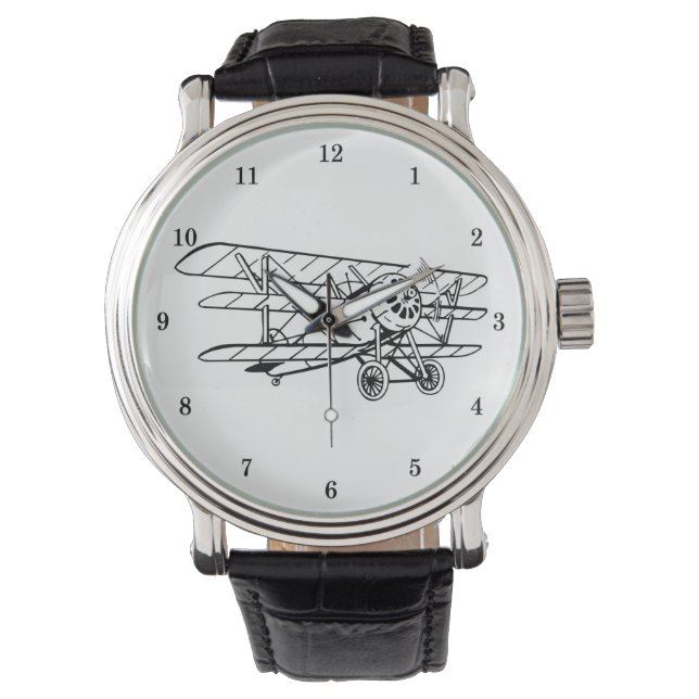 Very Cool Tri-Wing Airplane Wrist Watch (Front)