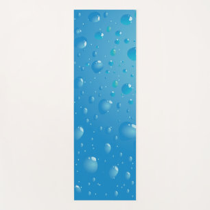 Very Cool Water Droplets Yoga Mat