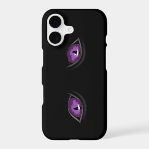 Very Creepy Cat Eyes iPhone Case