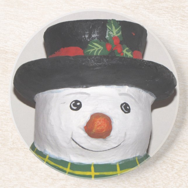 Very Cute Snowman Coaster (Front)