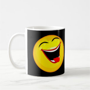 Very Cute & Very Happy Emoticon / Emoji Coffee Mug