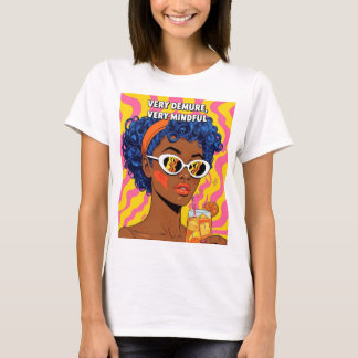 Very demure, Very mindful Colour-Pop tee