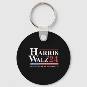 Very Demure Very Mindful Kamala Harris Wheimer 202 Keychain