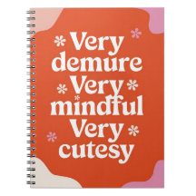 Very Demure Very Mindful Very Cutesy Vibrant Girly