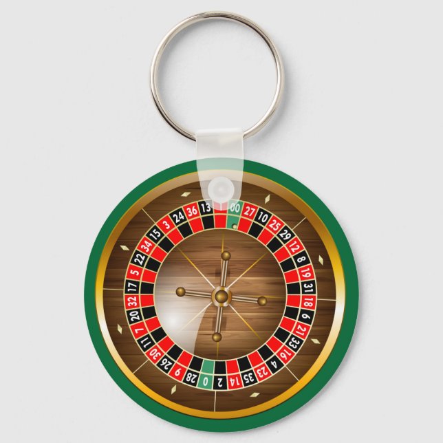 Very Fun American Roulette Wheel Key Chain (Front)
