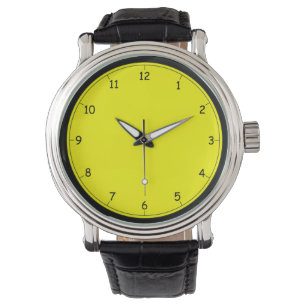 Very Fun and Colourful Yellow Wrist Watch