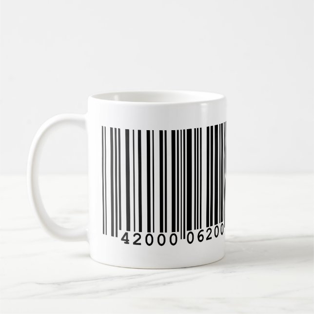 Very Fun Barcode Coffee Mug (Left)
