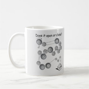 Very Fun Gear and Belt Puzzle Coffee Mug