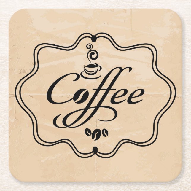 Very Fun Generic Coffee Coaster Set (Front)