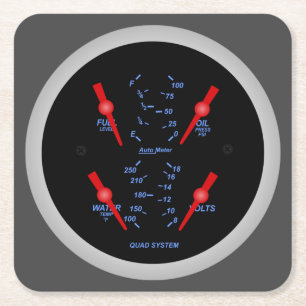 Very Fun Quad Auto Metre System Coaster Set