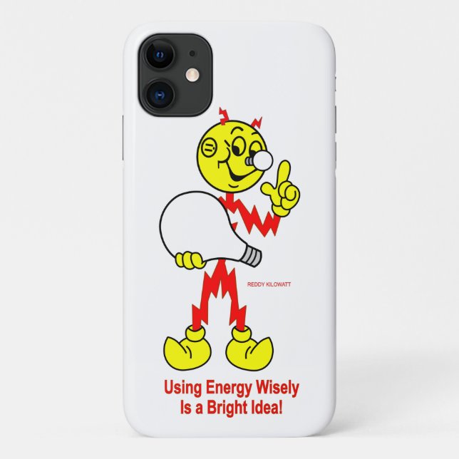 Very Fun Reddy Kilowatt iPhone Case (Back)