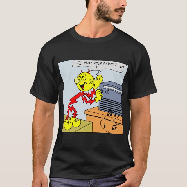 Very Fun Reddy Kilowatt T-Shirt (Front)