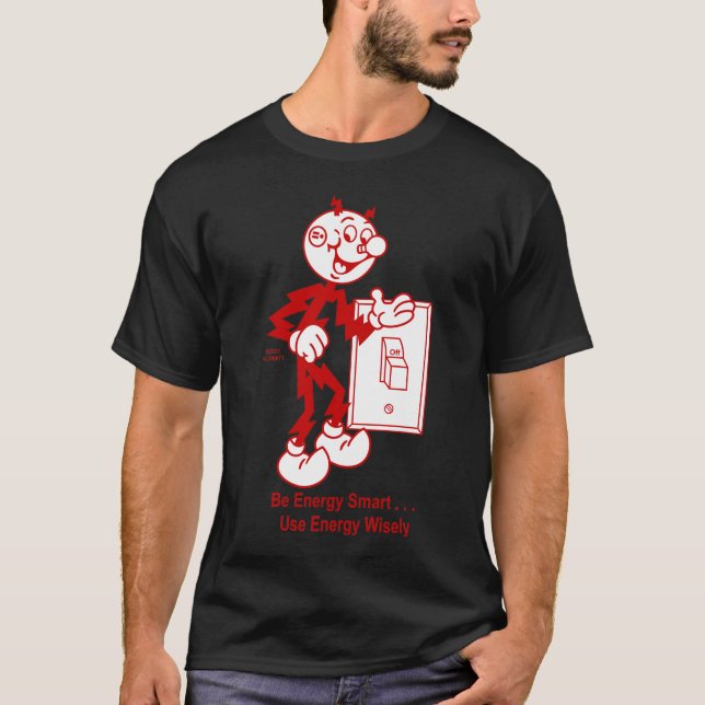 Very Fun Reddy Kilowatt T-Shirt (Front)