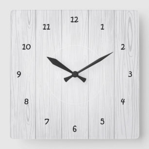 Very Fun Simulated Wood Plank Wall Clock