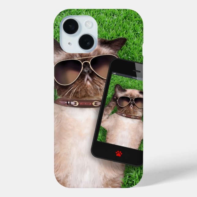 Very Funny Cat   Case-Mate iPhone Case (Back)