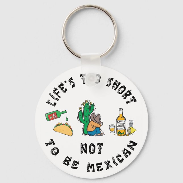 Very Funny Mexican Keychain (Front)