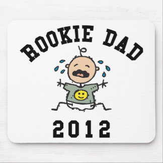Very Funny New Rookie Dad 2012 T-Shirts Mouse Pad