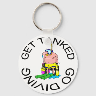Very Funny SCUBA Diving Keychain