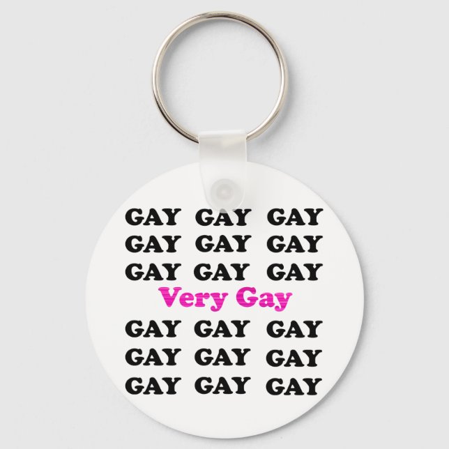 Very Gay Keychain (Front)