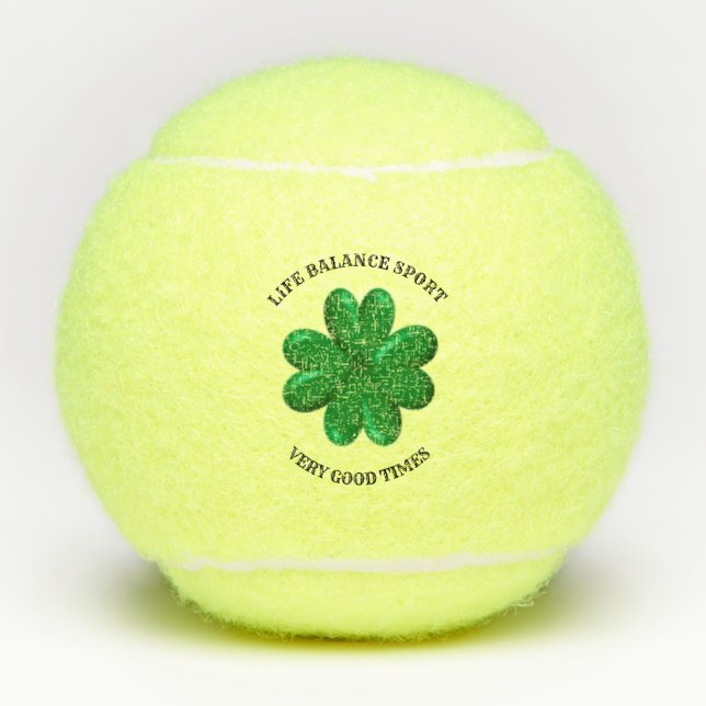 Very Good Times Clover Tennis Balls (Front)