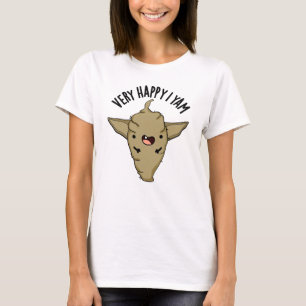 Very Happy I Yam Funny Veggie Pun  T-Shirt
