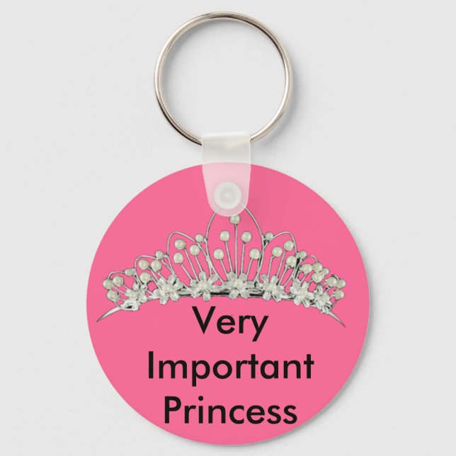 Very Important Princess Keychain (Front)