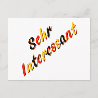 Very Interesting postcard