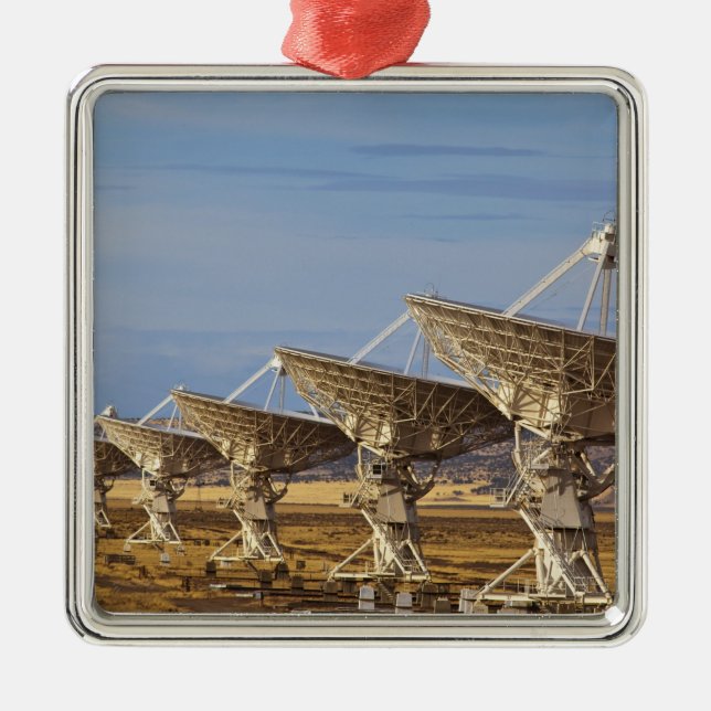 Very Large Array aka National Radio Astronomy Metal Ornament (Front)