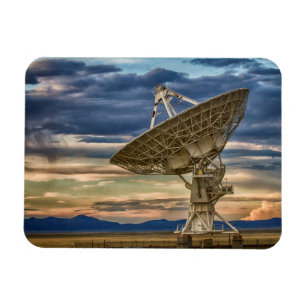 Very Large Array as sun sets Magnet
