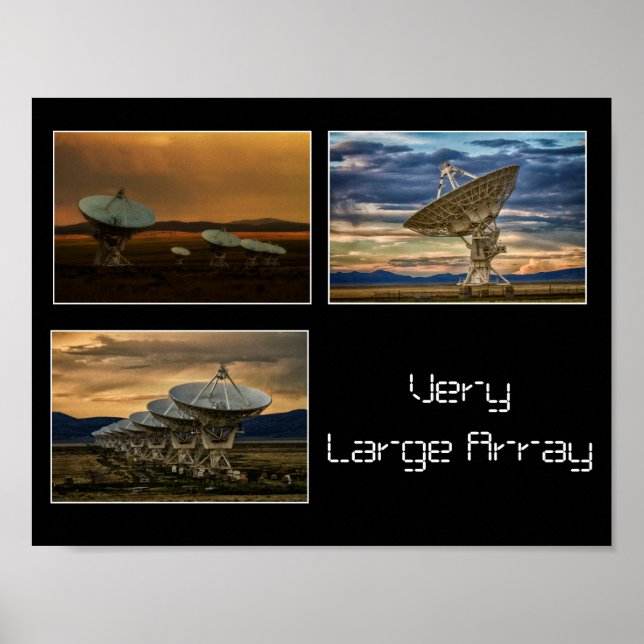 Very Large Array collage Poster (Front)