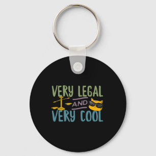 Very Legal And Very Cool Funny Trump Tweet Quote T Keychain