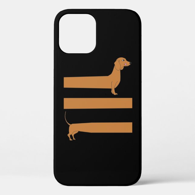 Very long Dachshund funny Case-Mate iPhone Case (Back)