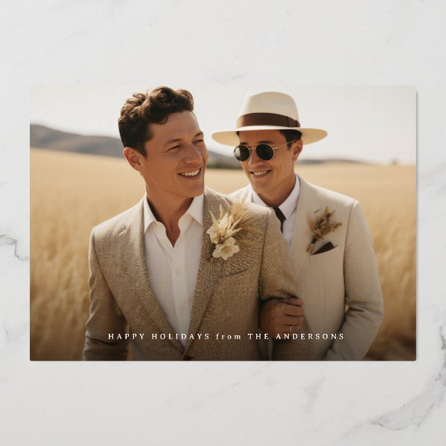 Very Married Folded Holiday Greeting Card (Front)