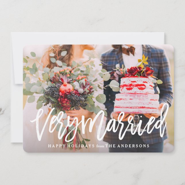 Very Married Holiday Card (Front)