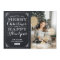 Very Merry Christmas Chalkboard Holiday Photo Card