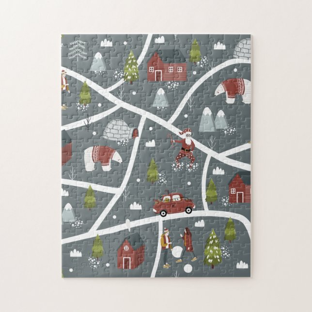 Very Merry Christmas Jigsaw Puzzle (Vertical)