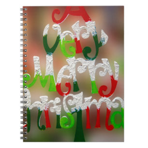 very merry christmas notebook