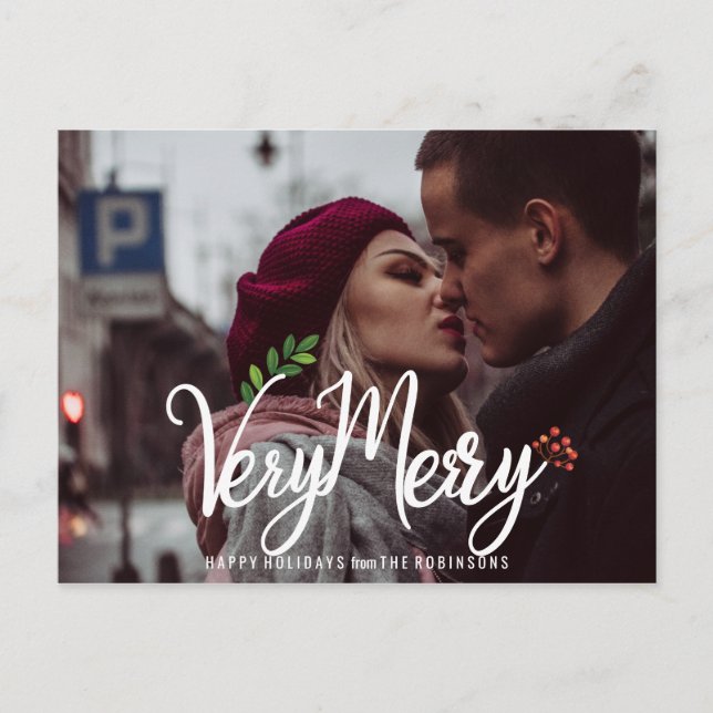 Very Merry Holiday elegant (Front)