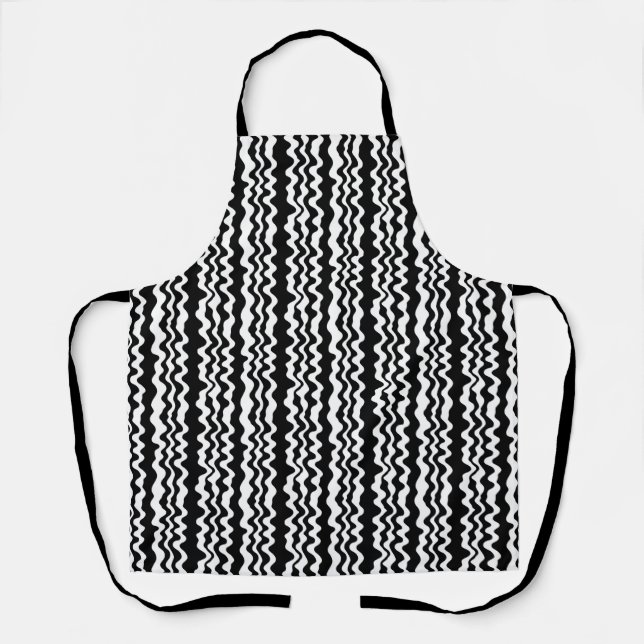 Very minimalist and simple flat and bold eclectic  apron (Front)