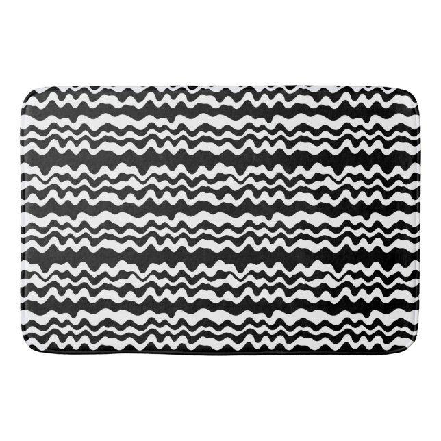 Very minimalist and simple flat and bold eclectic  bath mat (Front)