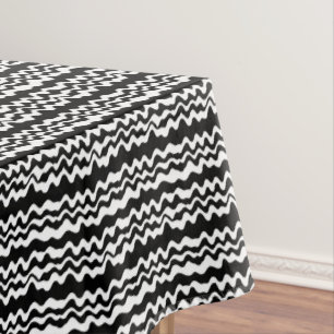 Very minimalist and simple flat and bold eclectic  tablecloth